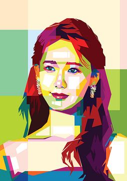 Im Yoon Ah in wpap pop art by amex Dares