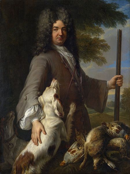 Portrait d'un chasseur, Alexandre François Desportes par Des maîtres magistraux
