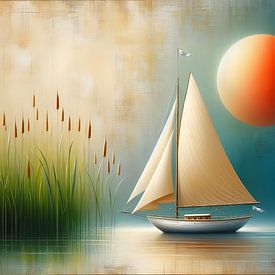 Voile sur Caroline Lichthart