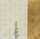 White Hollyhock Square I, Kathrine Lovell by Wild Apple thumbnail