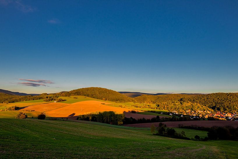 Balade au crépuscule dans la belle lumière de Schmalkalden par Oliver Hlavaty