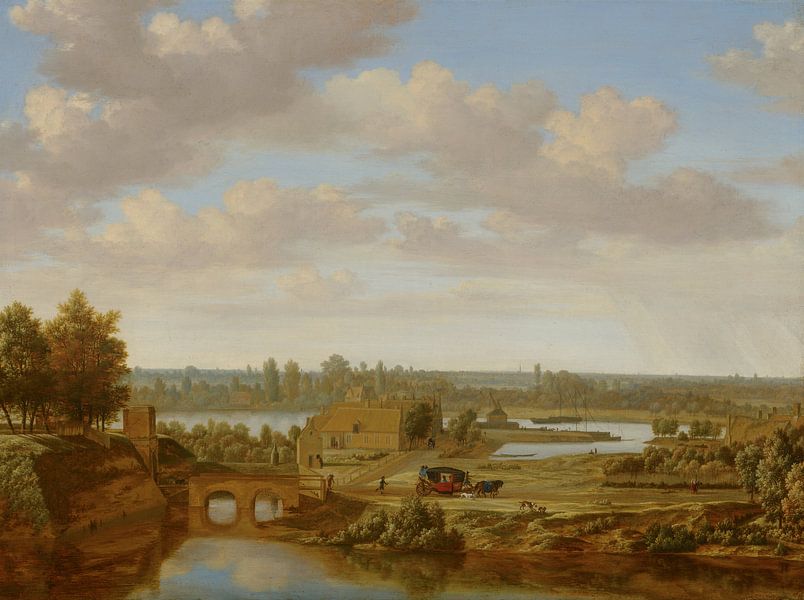 Arnhem with the Rijnpoort by Marieke de Koning