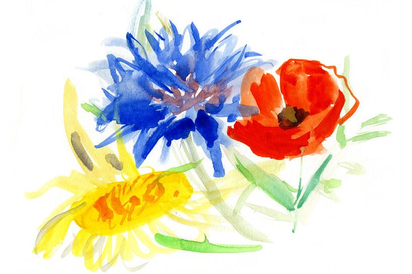 Zusammensetzung der Wildblumen von Atelier BIS