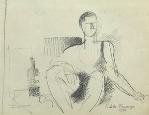 Roger de La Fresnaye - Studie für den Ruderer (1914)