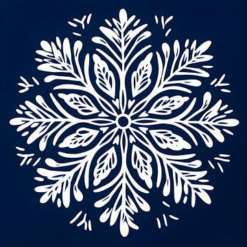 Christmas Snowflake by But First Framing