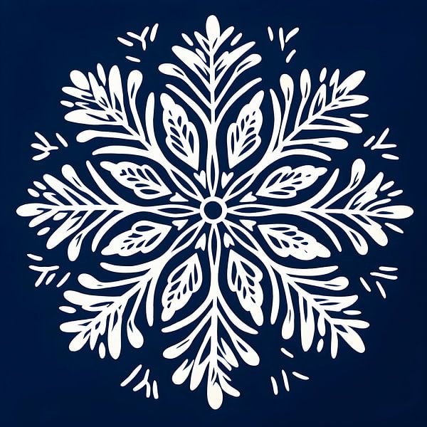 Christmas Snowflake by But First Framing