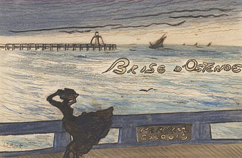 Léon Spilliaert - Brise d'Ostende. Exquisite perfume (1900-1901)