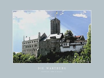 Wartburg over Eisenach van Dirk H. Wendt