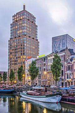 Rotterdam au crépuscule