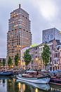 Rotterdam au crépuscule par Frans Blok Aperçu