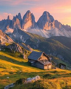 Berge in der Abendsonne