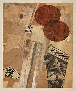 Kurt Schwitters - Ohne Titel (orsgrunnsdan) (1937-1938)
