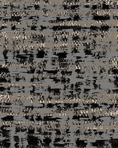 Grijs en zwart. Retro jaren 70 patroon. Minimalistische woondecoratie.