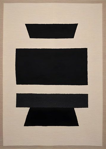 TW living - JAPANDI HANNA - abstract black SEVEN