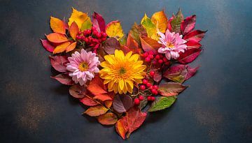 Blumen in Herzform von Mustafa Kurnaz