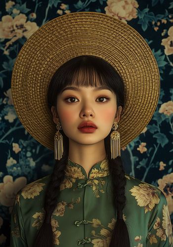 Strahlend in Gold und Grün