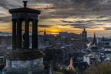 Edinburgh sunset van Joy of Light Photography