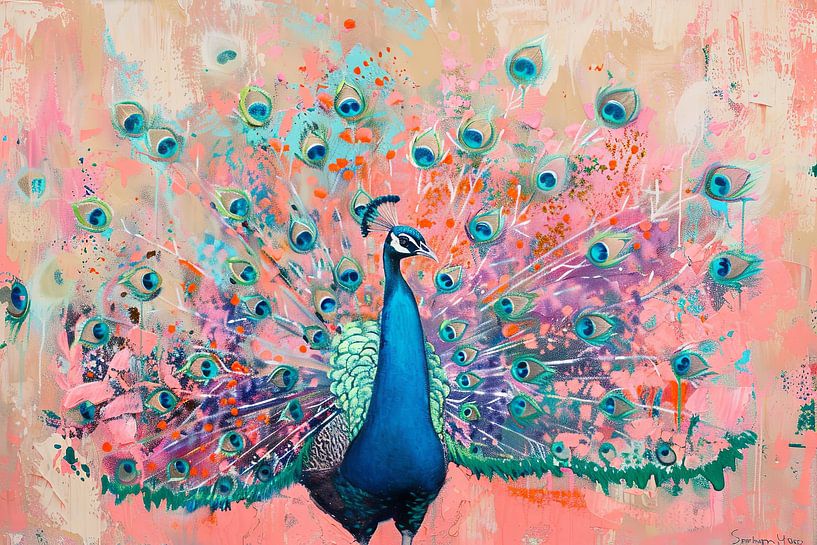 Peacock by Poster Art Shop
