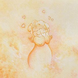 Meisje Meis is in love. by Alja Zwierenberg