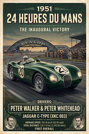 LM Endurance 24h 1951 von Theodor Decker