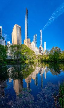 De vijver in Central Park van Karsten Rahn