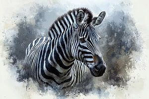 Elegantes Zebra