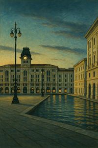 Triest bei Sonnenuntergang - Reflexionen über die Stille der Adria