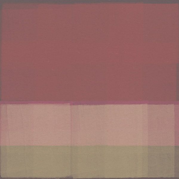 Pink and white. Abstract colorful painting inspired by Mark Rothko by Dina Dankers