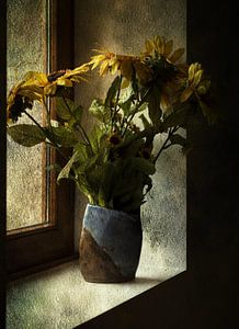 Zonnebloemen sur Angelo van der Klift