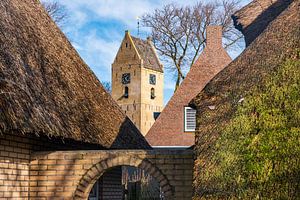 Le clocher de l'église de Nes sur Evert Jan Luchies