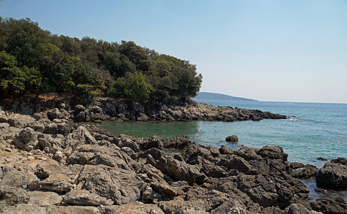 Baai bij Politin - Kroatië