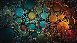 Abstract Digital Bubbles by Harry Stok