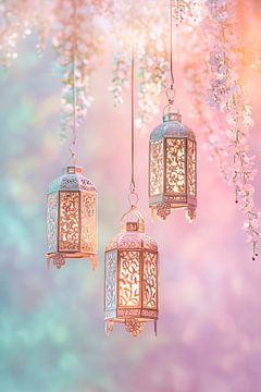 Schimmernde Laternenmagie von Poster Art Shop