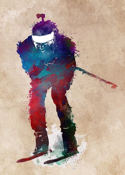 Biathlon sport art #biathlon #sport by JBJart Justyna Jaszke