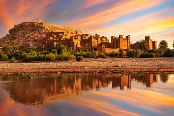 Kasbah Ait-Benhaddou bij zonsopgang