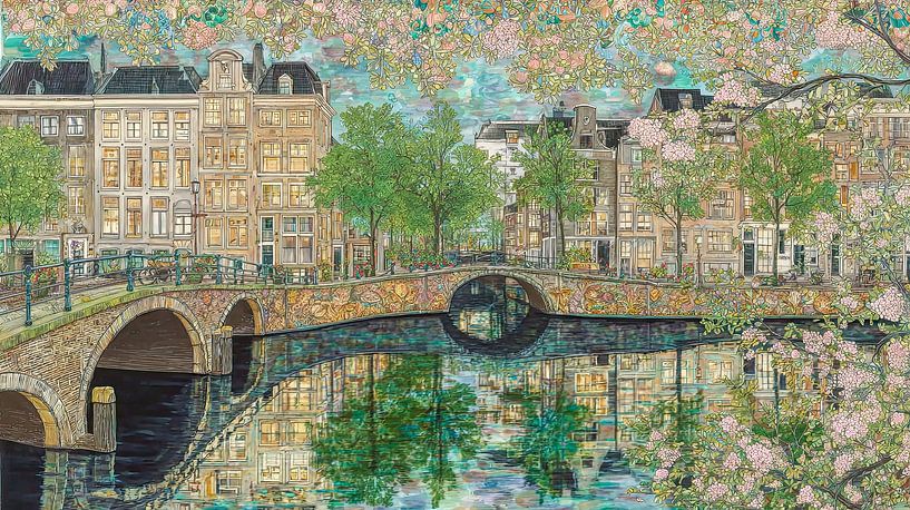 Lente over de grachten van May