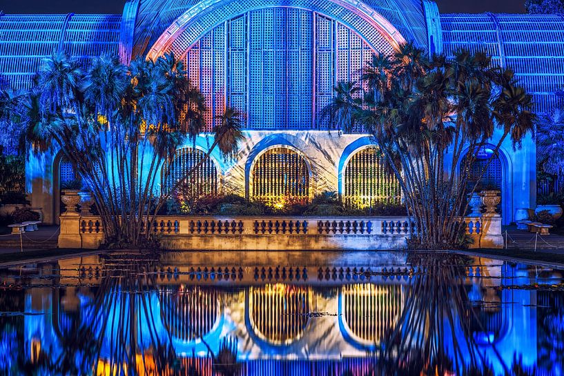 A Botanical Building Blue by Joseph S Giacalone Photography
