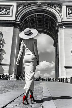 Modeflair bij de Arc de Triomphe van Skyfall