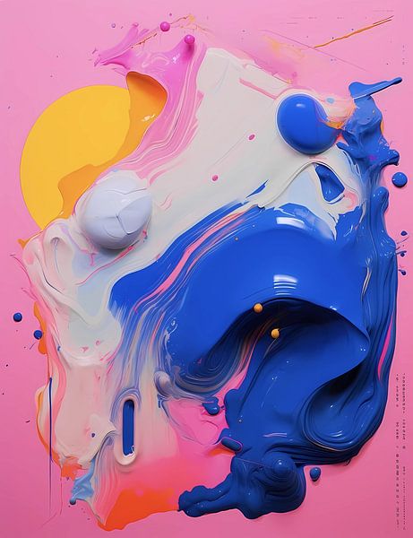 Wet abstract by Yoga Pranata