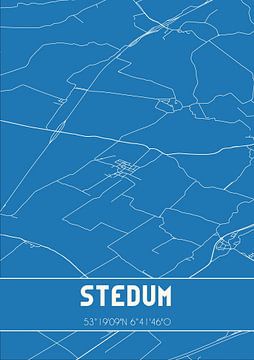 Blueprint | Map | Stedum (Groningen) by Rezona