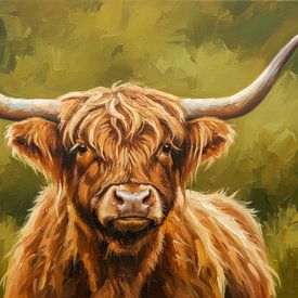 Ölgemälde eines schottischen Highlanders von By Marjolein Design