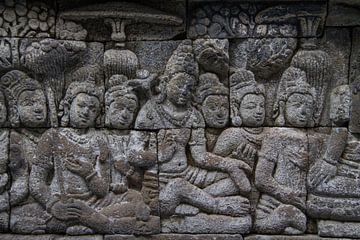 Indonesië : De vele gezichten op de Borobudur in close-up van Chris Moll