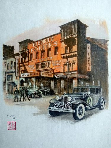 New York 1930 - Théâtre Irving Place, Manhattan
