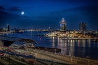 Mondlicht über Amsterdam von Mario Calma Miniaturansicht
