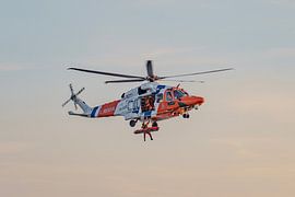 Rescue helicopter at sunset (1/2) by BSO Fotografie