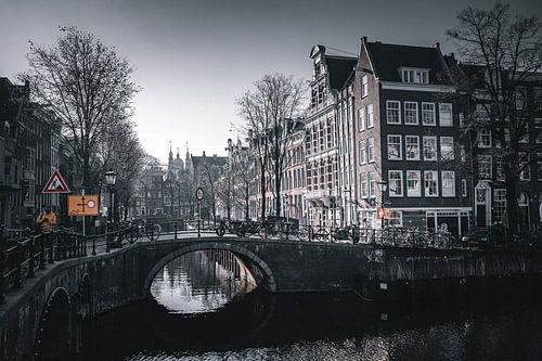 Amsterdam in black and white