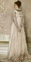 Symfonie in huidskleur en roze: Portret van Mrs. Frances Leyland, James McNeill Whistler (gezien bij