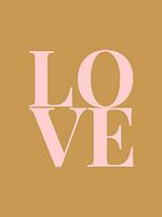 Love (goud/roze)