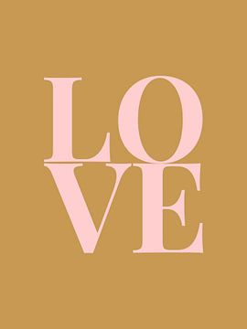 Love (gold/pink)