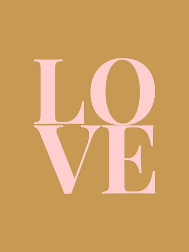 Love (goud/roze)